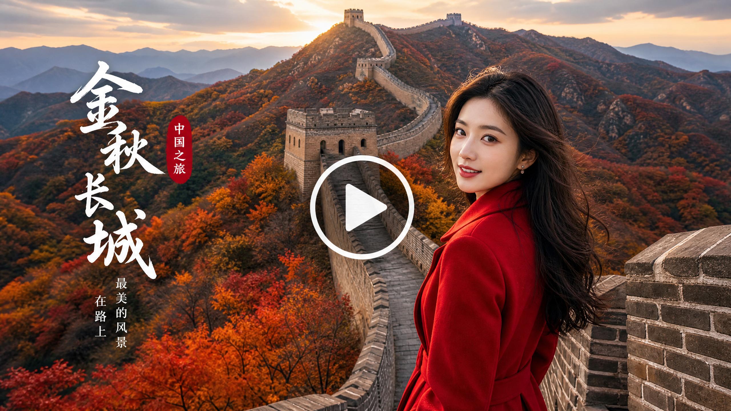 玩物社区 - 金秋长城旅行视频